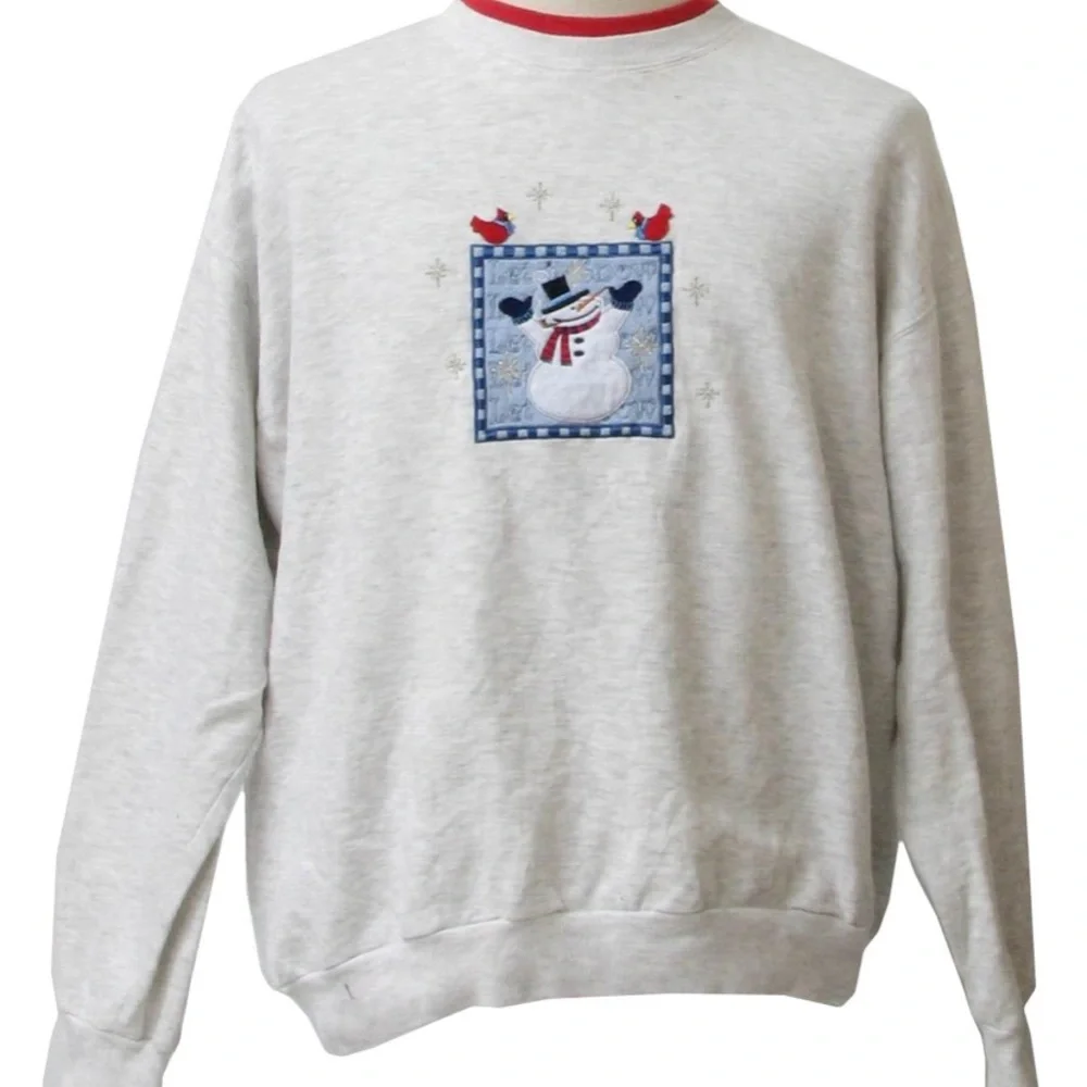 M&C Sportswear Christmas Sweatshirt Let it Snow